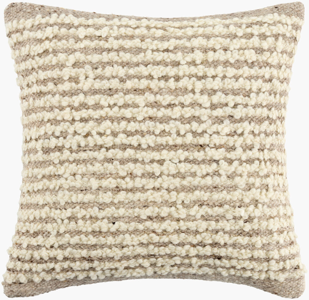 Booroola Cream/ Brown Pillow