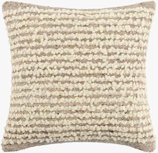 Booroola Cream/ Brown Pillow