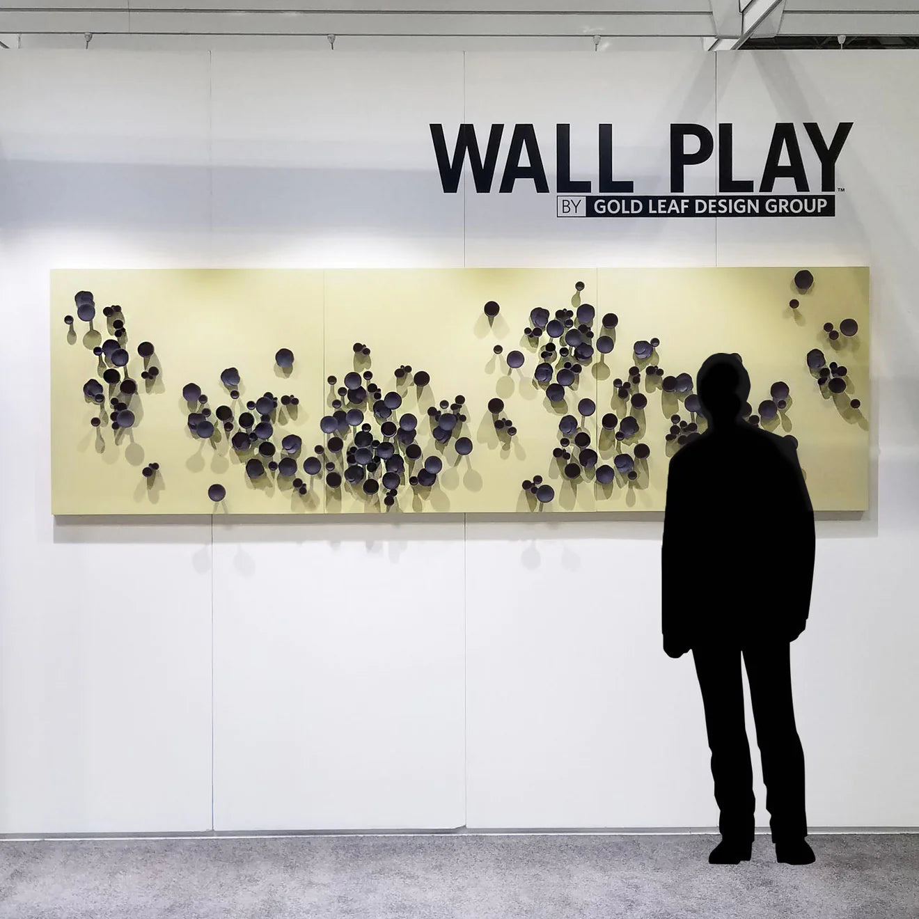 WALL PLAY™: LICHEN, BLACK