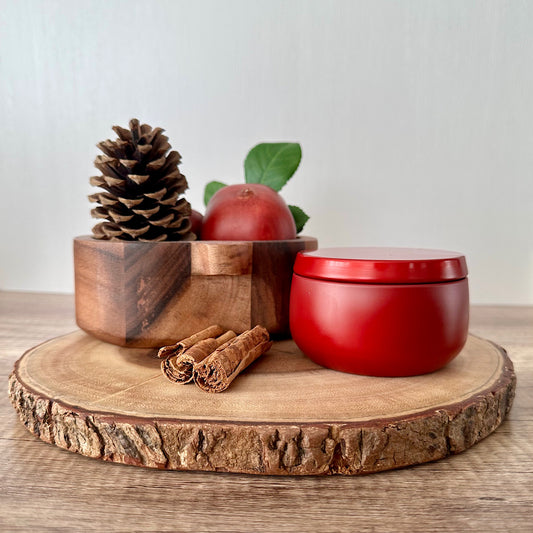 Apple Cinnamon Candle Tin