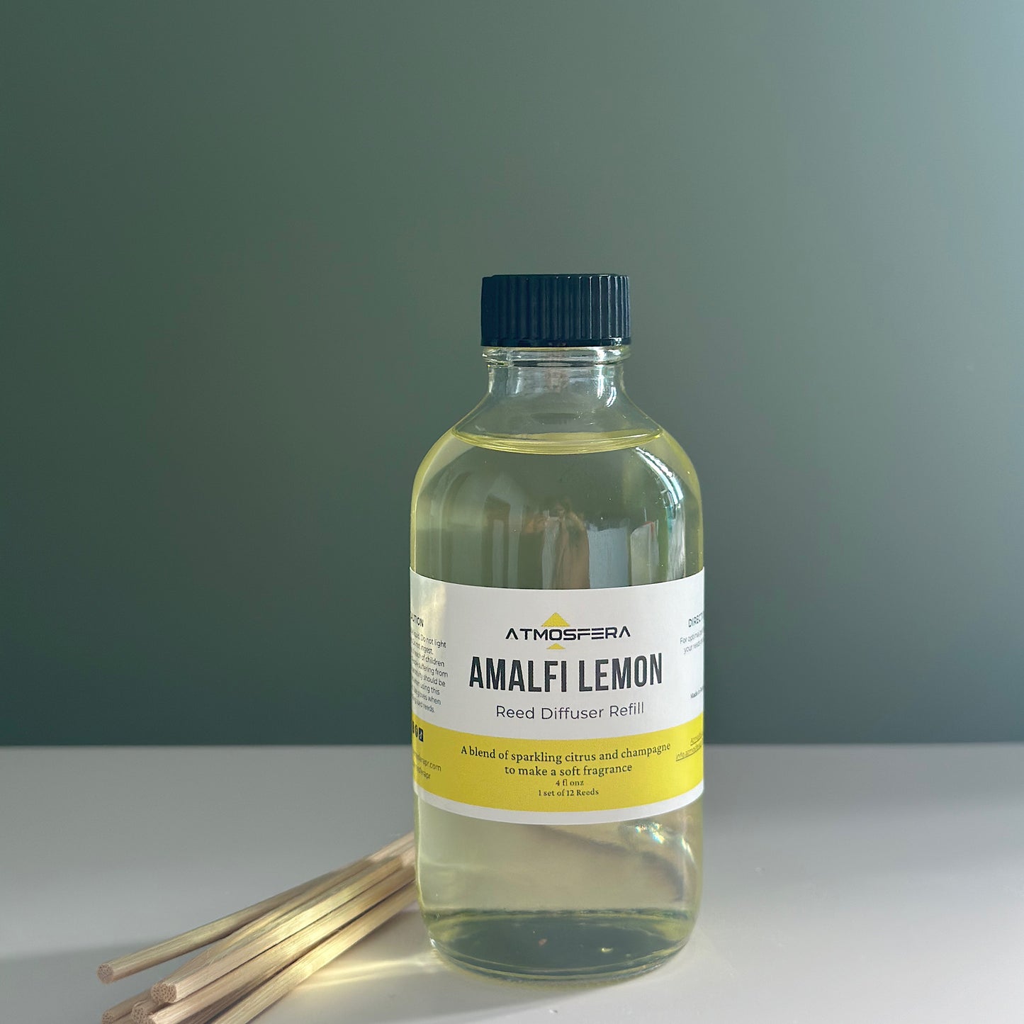 Amalfi Lemon Reed Diffuser Refill 4oz