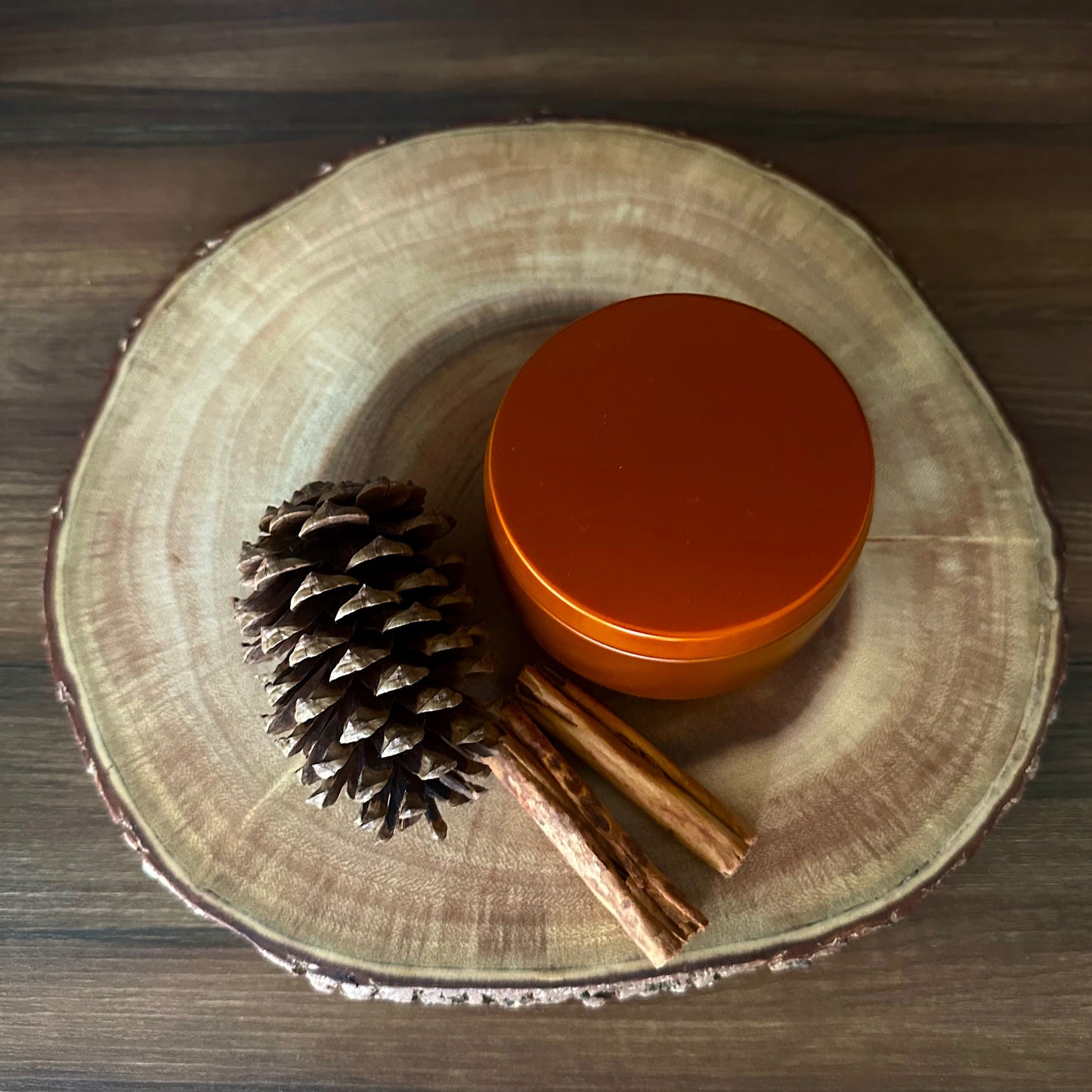 Pumpkin Candle Tin