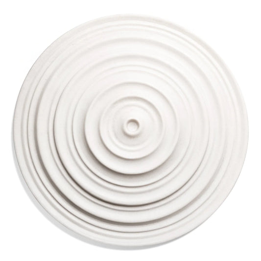 ZEN CIRCLE WALL ART, CREAM, 27"D