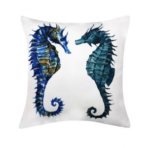 Outdoor Watercolor Seahorses Blowfill