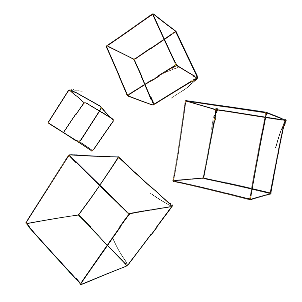 WIRE CUBE, Set/4