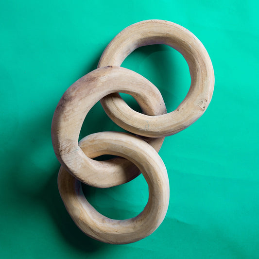 WOOD CHAIN, 3 LINK