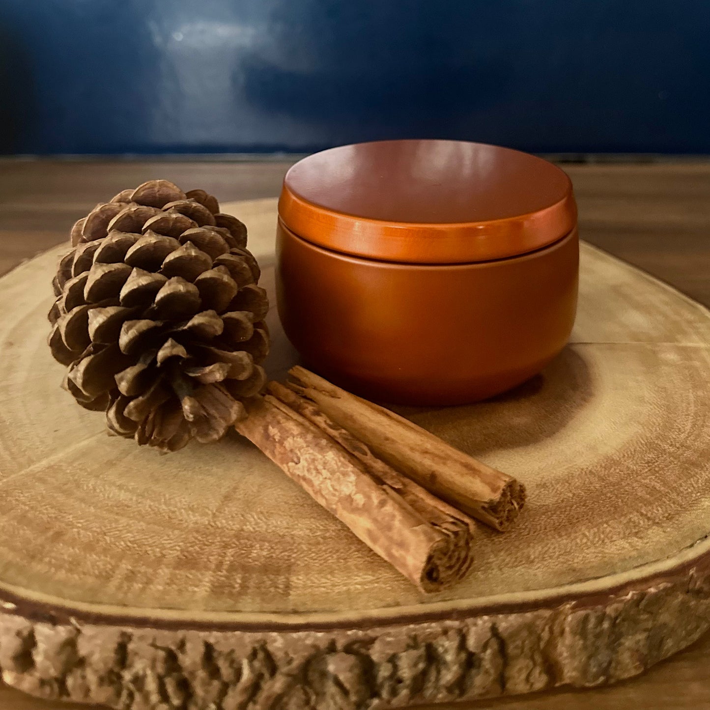 Pumpkin Candle Tin