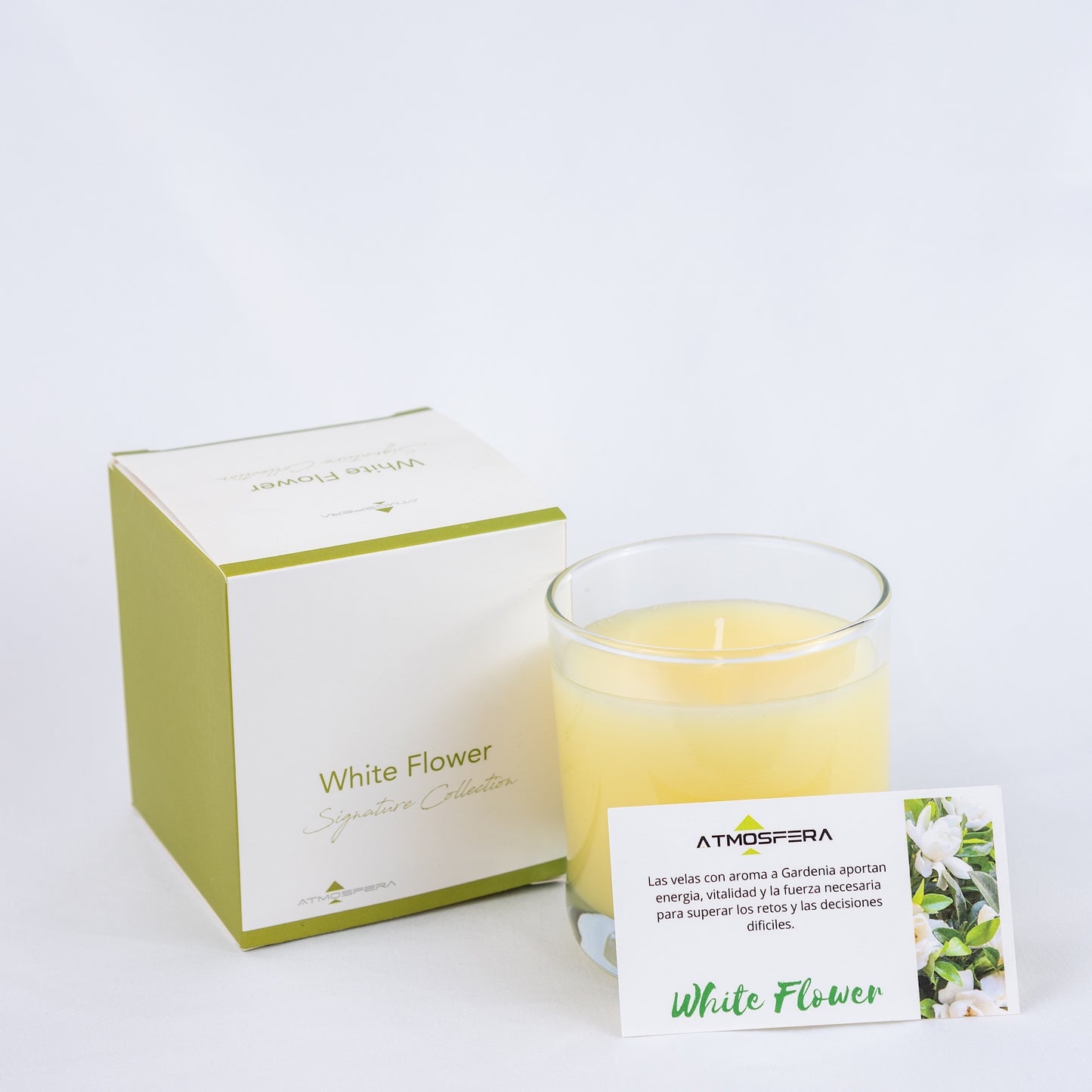 White Flower 7oz Candle
